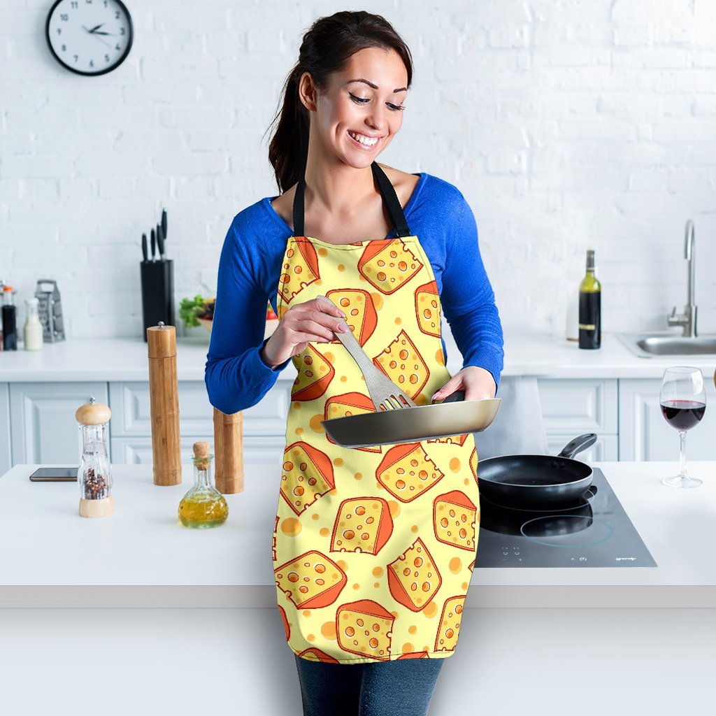 Cheese Print Pattern Women's Apron-grizzshop