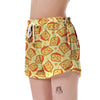 Cheese Print Pattern Women's Shorts-grizzshop