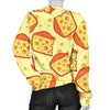 Cheese Print Pattern Women's Sweatshirt-grizzshop