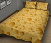 Load image into Gallery viewer, Cheese Surface Pattern Print Bed Set Quilt-grizzshop