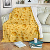 Cheese Surface Pattern Print Blanket-grizzshop