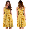 Cheese Surface Pattern Print Dress-grizzshop