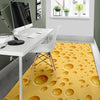 Cheese Surface Pattern Print Floor Mat-grizzshop