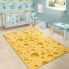 Cheese Surface Pattern Print Floor Mat-grizzshop