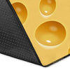 Cheese Surface Pattern Print Floor Mat-grizzshop