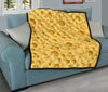 Cheese Surface Pattern Print Quilt-grizzshop