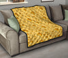 Cheese Surface Pattern Print Quilt-grizzshop