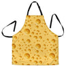 Cheese Surface Pattern Print Women's Apron-grizzshop