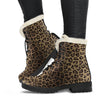 Cheetah Leopard Pattern Print Comfy Winter Boots-grizzshop