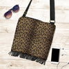 Cheetah Leopard Pattern Print Crossbody Bags-grizzshop