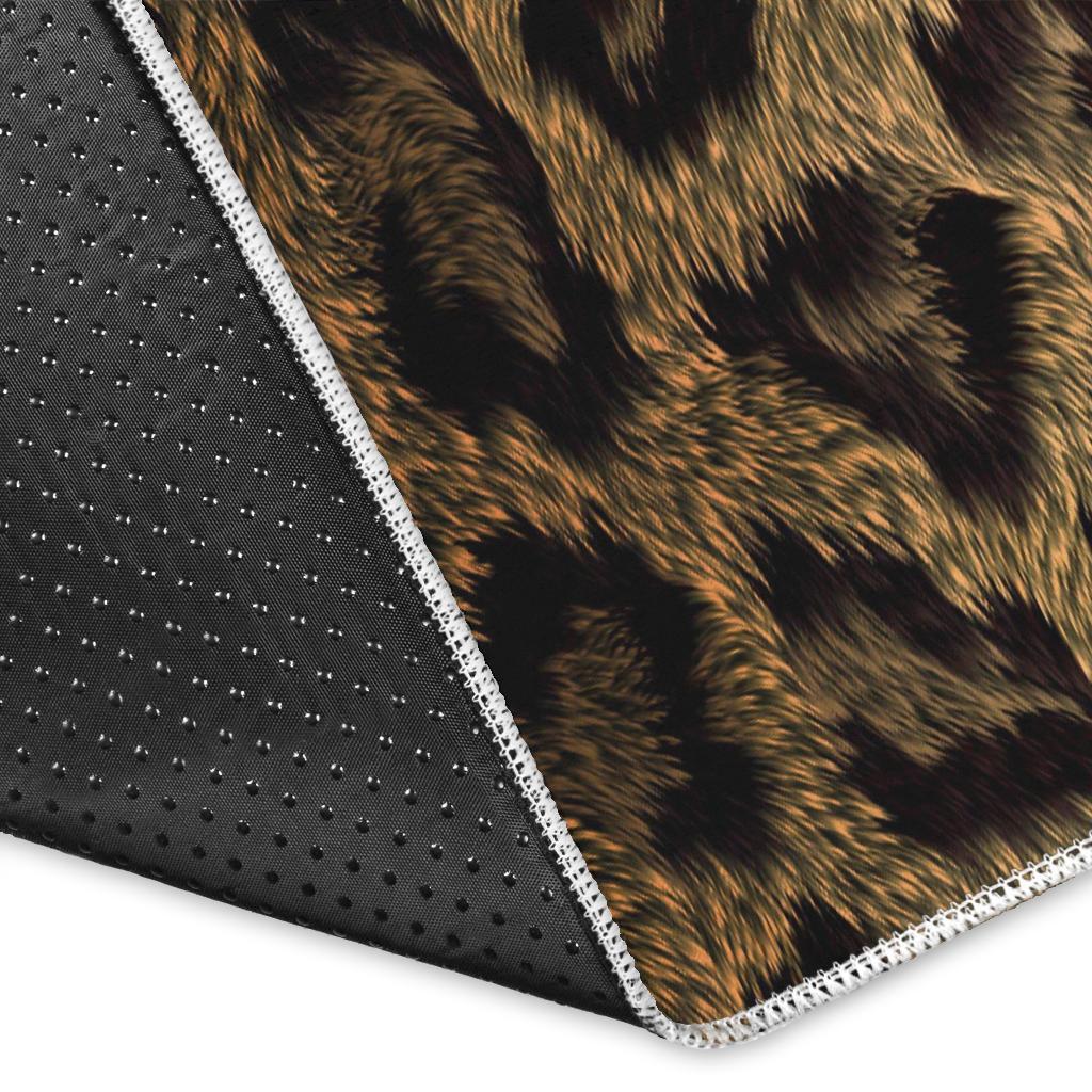 Cheetah Leopard Pattern Print Floor Mat-grizzshop