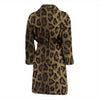 Cheetah Leopard Pattern Print Men Long Robe-grizzshop