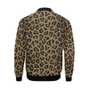 Cheetah Leopard Pattern Print Men's Bomber Jacket-grizzshop