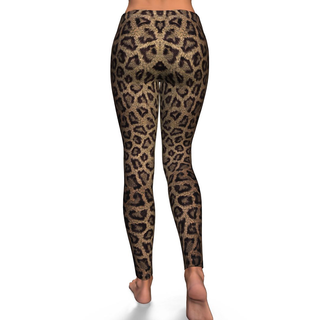 Cheetah Leopard Pattern Print Pattern Women Leggings-grizzshop