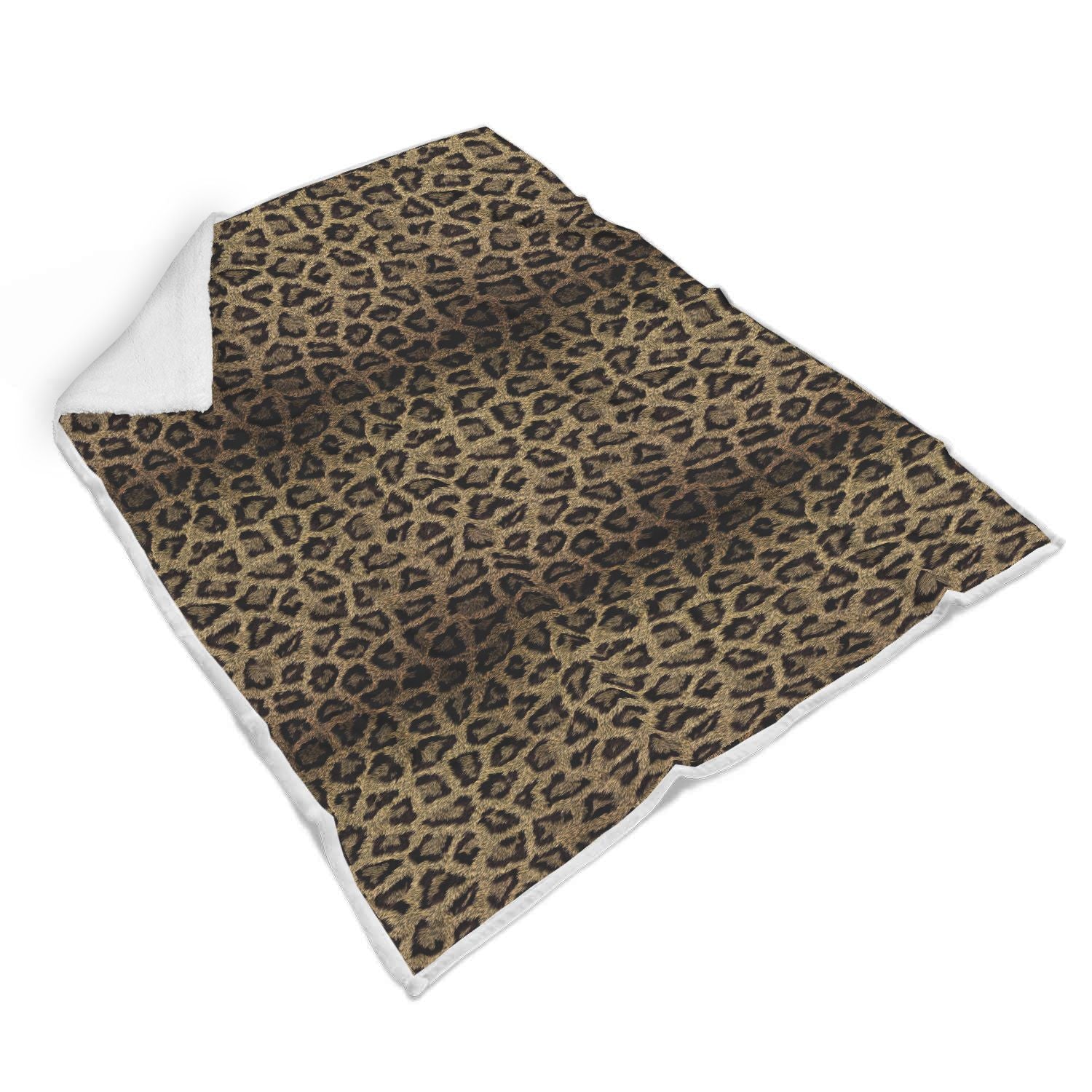 Cheetah Leopard Pattern Print Throw Blanket-grizzshop