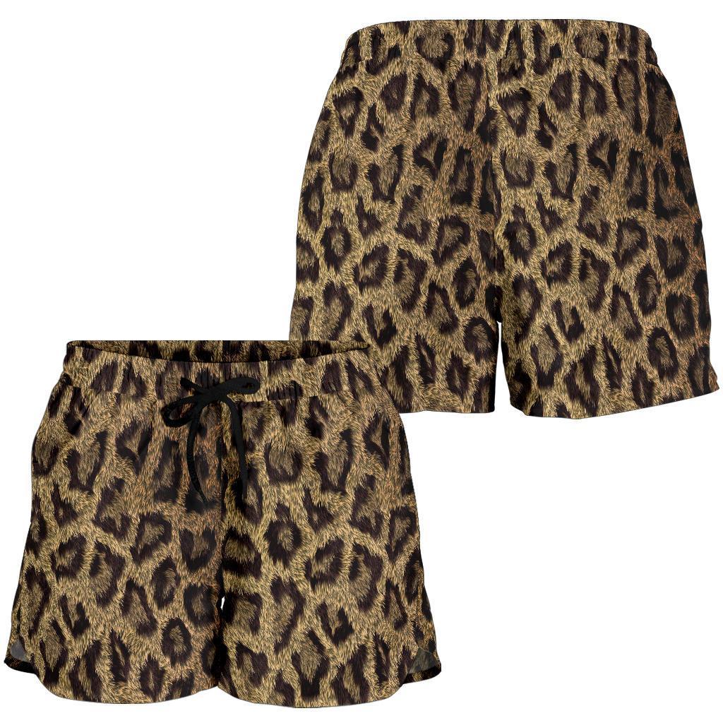 Cheetah Leopard Pattern Print Women's Shorts-grizzshop