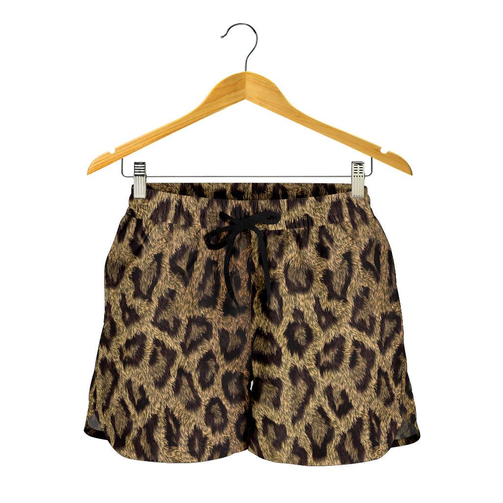 Cheetah Leopard Pattern Print Women's Shorts-grizzshop
