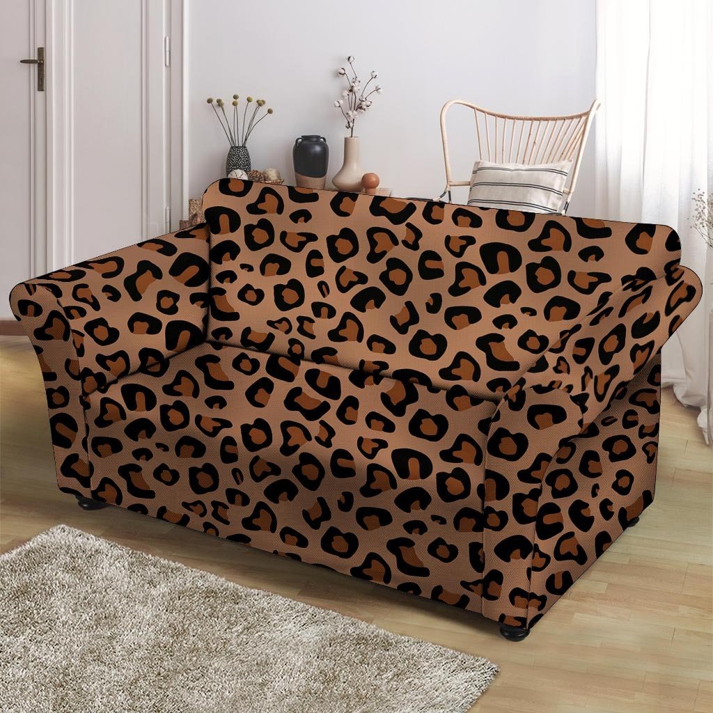 Cheetah Loveseat Cover-grizzshop