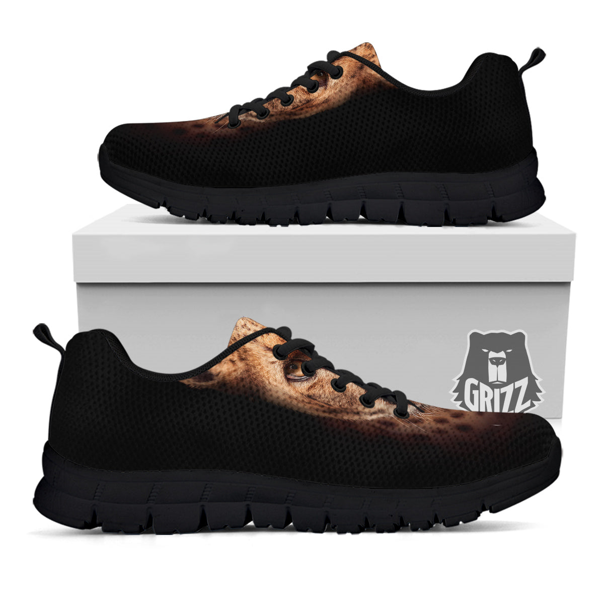 Cheetah Print Black Sneaker-grizzshop
