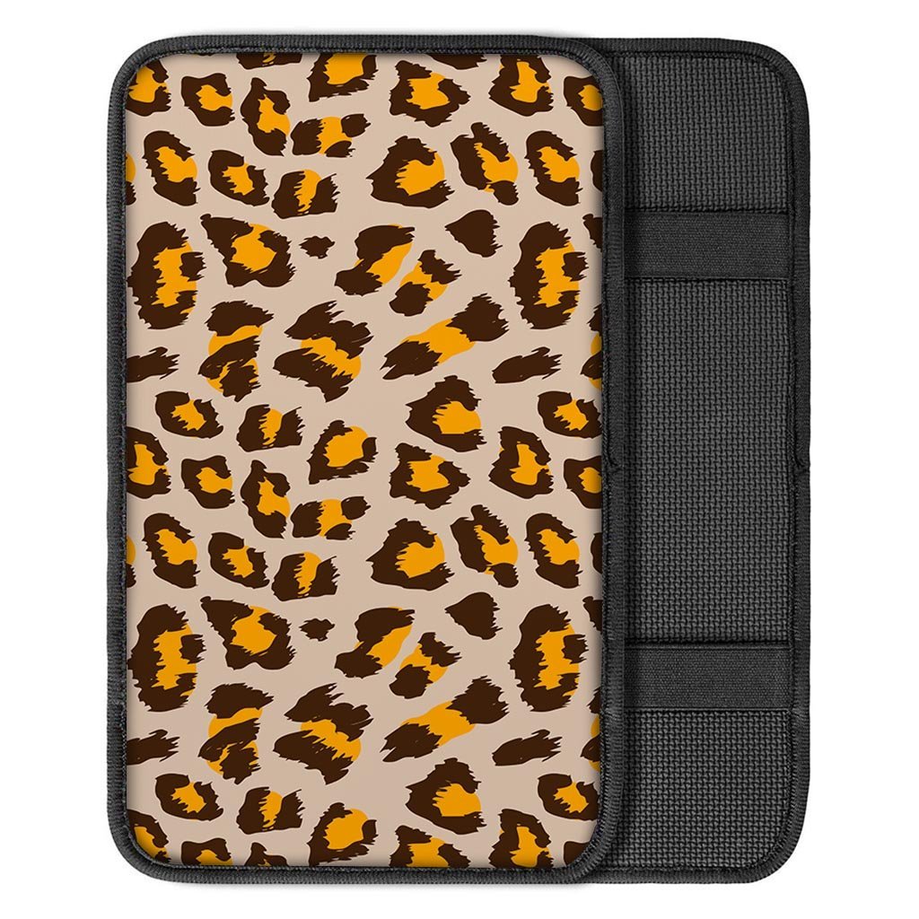 Cheetah Print Car Console Cover-grizzshop
