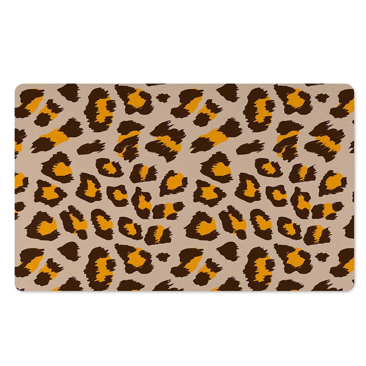 Cheetah Print Door Mat-grizzshop