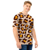 Cheetah Print Men T Shirt-grizzshop