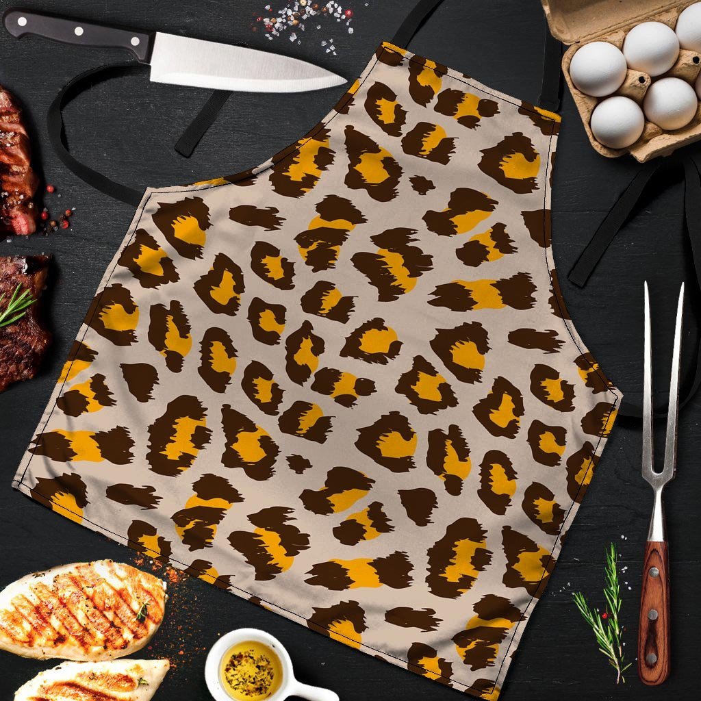 Cheetah Print Men's Apron-grizzshop