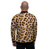 Cheetah Print Men's Bomber Jacket-grizzshop