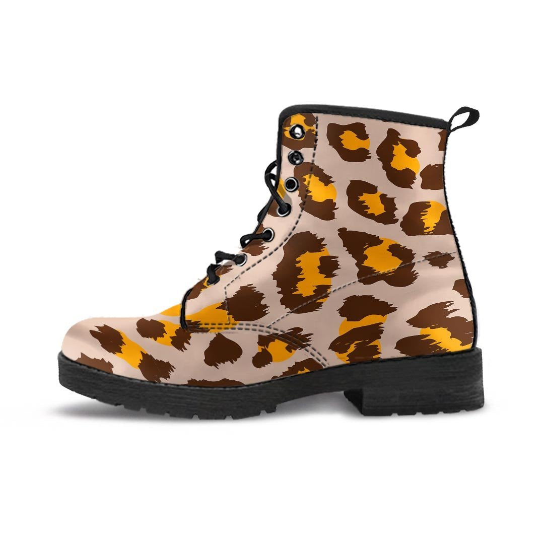 Cheetah Print Men's Boots-grizzshop