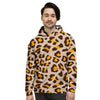 Cheetah Print Men's Hoodie-grizzshop