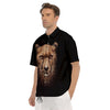 Cheetah Print Men's Short Sleeve Shirts-grizzshop