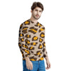 Cheetah Print Men's Sweatshirt-grizzshop