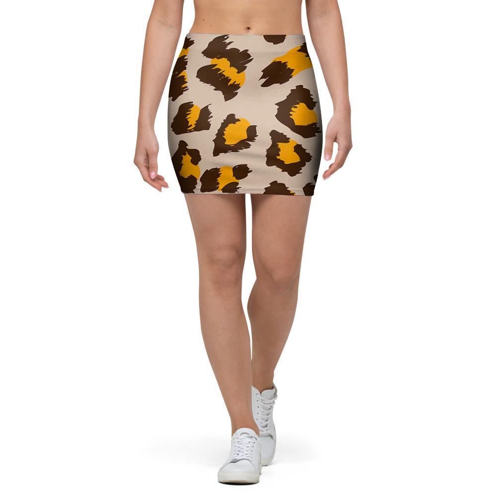 Cheetah Print Mini Skirt-grizzshop