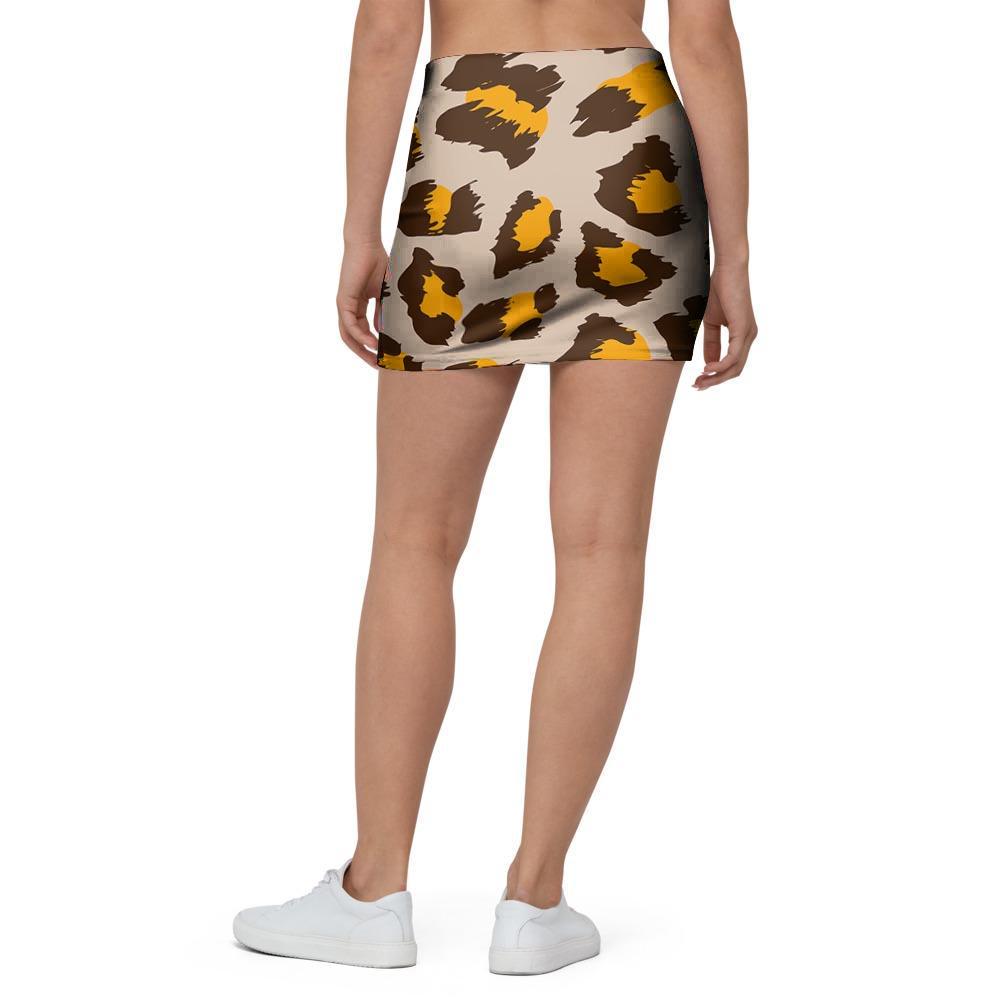 Cheetah Print Mini Skirt-grizzshop