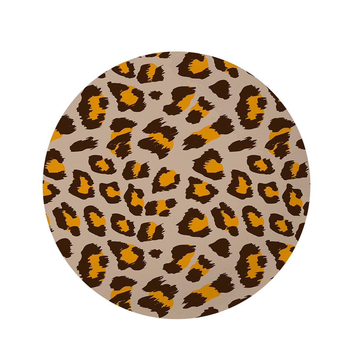 Cheetah Print Round Rug-grizzshop