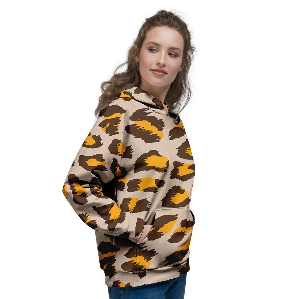 Cheetah Print Women's Hoodie-grizzshop