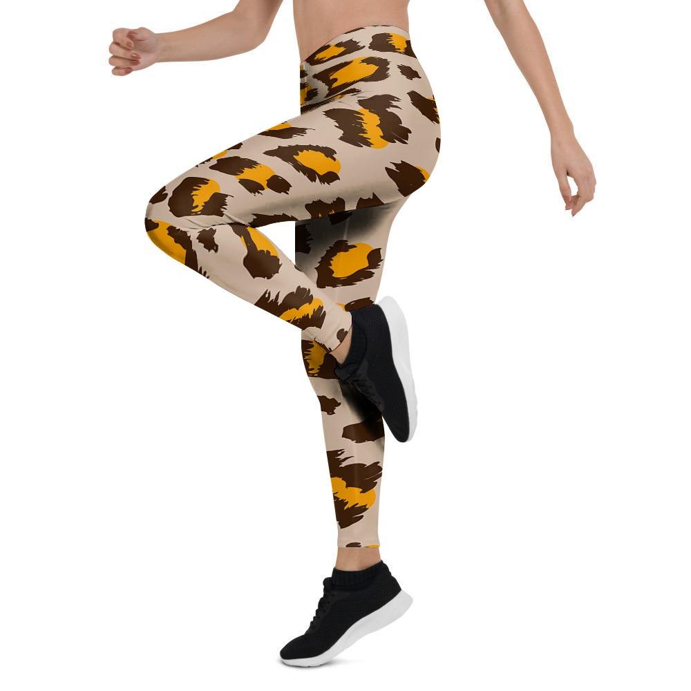 Cheetah Print Women's Leggings-grizzshop