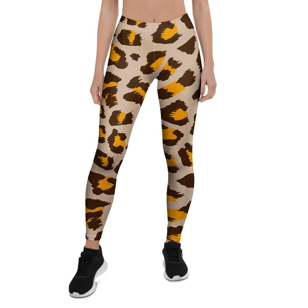 Cheetah Print Women's Leggings-grizzshop