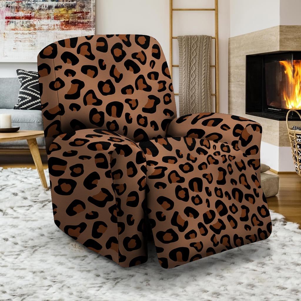 Cheetah Recliner Cover-grizzshop