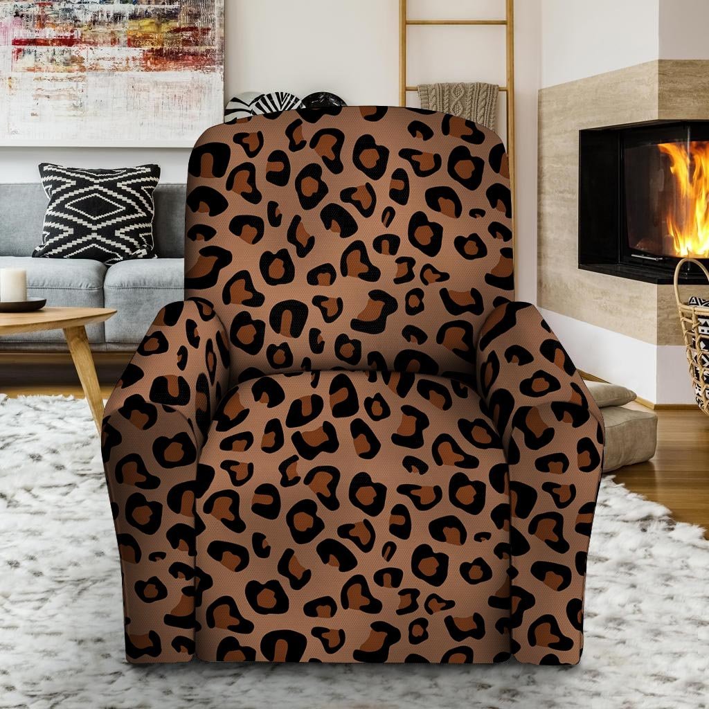 Cheetah Recliner Cover-grizzshop