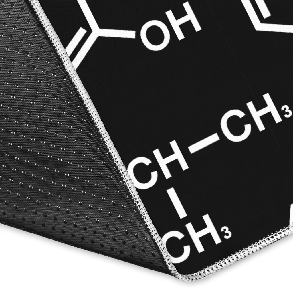 Chemistry Science Pattern Print Floor Mat-grizzshop