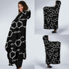 Chemistry Science Pattern Print Hooded Blanket-grizzshop