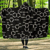 Chemistry Science Pattern Print Hooded Blanket-grizzshop