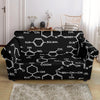 Chemistry Science Pattern Print Loveseat Cover-grizzshop