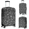 Chemistry Science Pattern Print Luggage Cover Protector-grizzshop