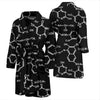 Chemistry Science Pattern Print Men Long Robe-grizzshop