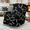 Chemistry Science Pattern Print Recliner Cover-grizzshop