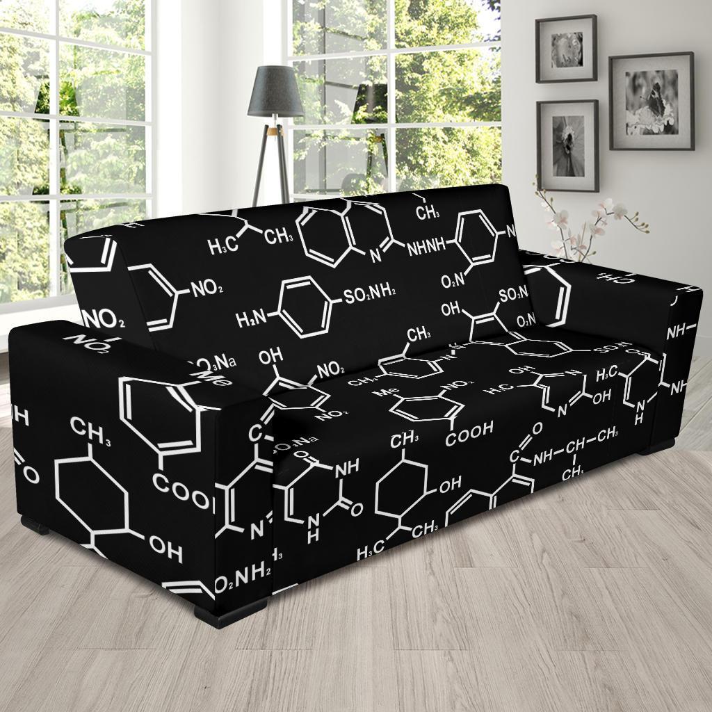 Chemistry Science Pattern Print Sofa Covers-grizzshop