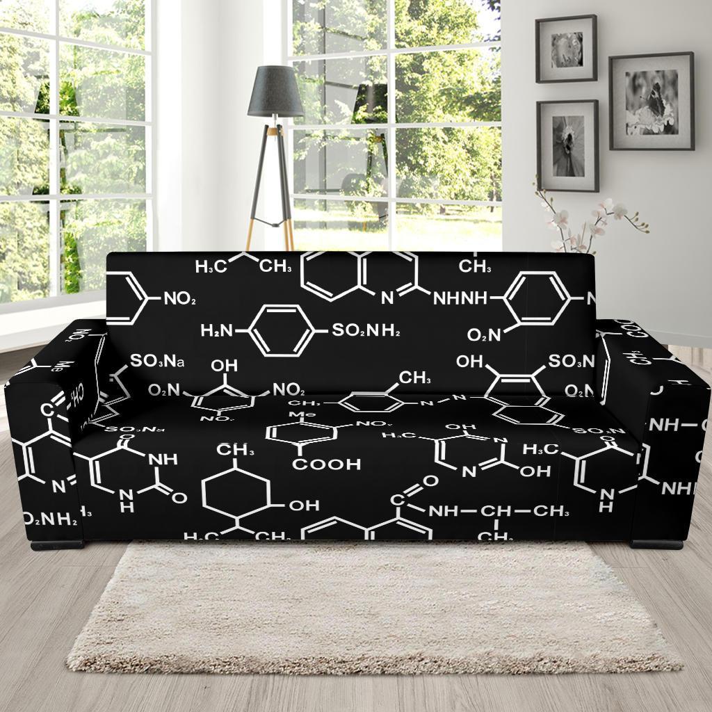 Chemistry Science Pattern Print Sofa Covers-grizzshop