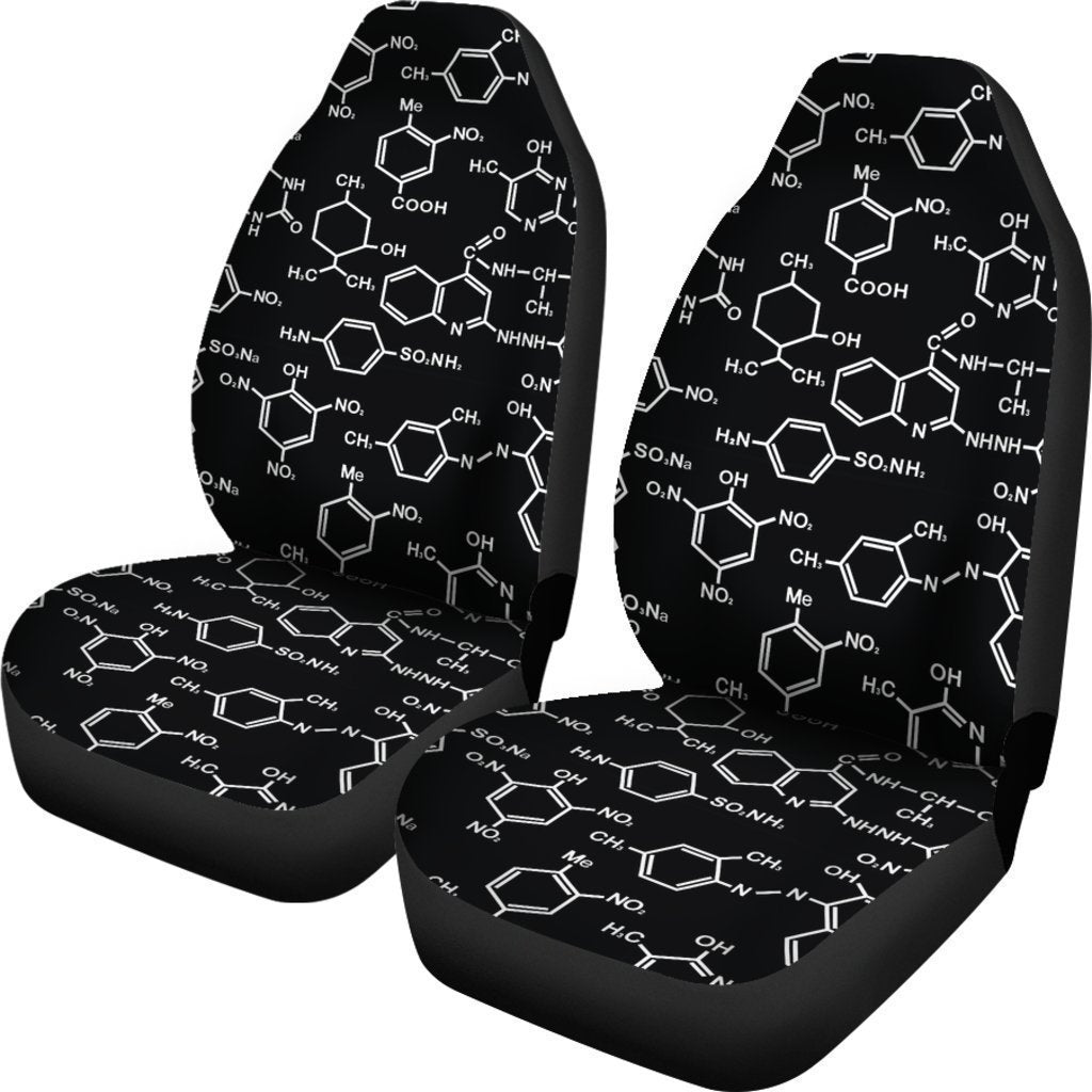 Chemistry Science Pattern Print Universal Fit Car Seat Cover-grizzshop